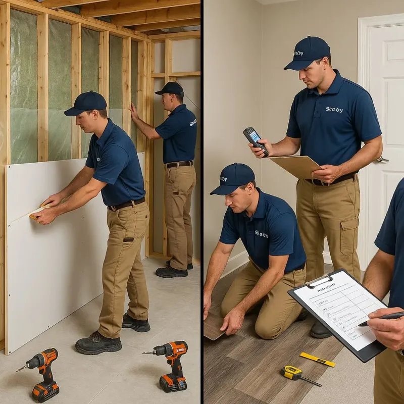 Repairs and Reconstruction process in Egypt, PA